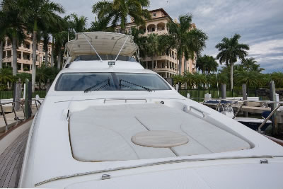 Yacht Antares sunpad forward