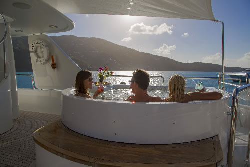 Arioso jacuzzi on sundeck