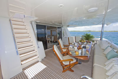 Diamond Girl aft deck