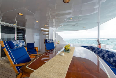 Easy Rider aft deck table