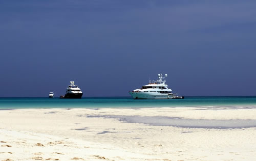 yachts in the Exumas