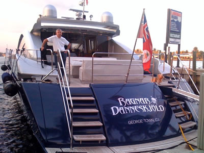 Yacht RD and Captain Mike