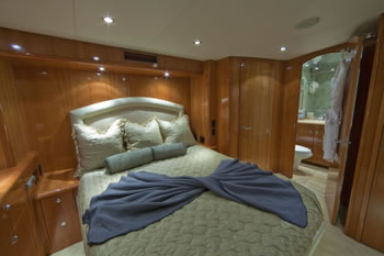 Yacht Temptation VIP stateroom