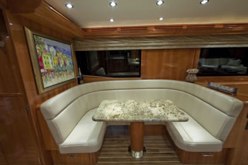 Yacht Temptation galley dining