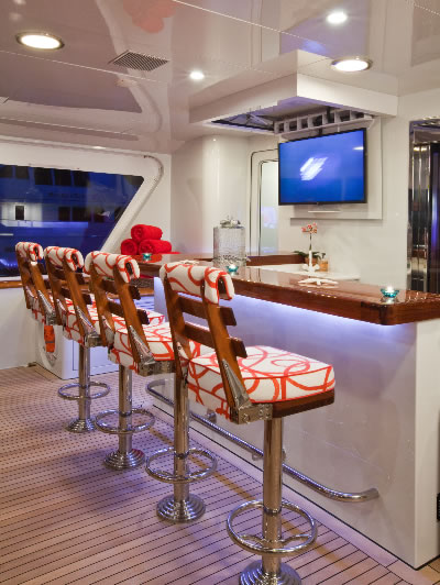 Carte Blanche aft deck bar