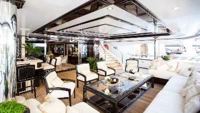 Yacht Illusion V main deck aft
