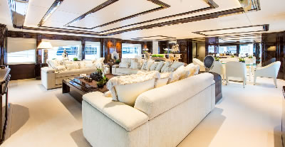 Yacht Illusion V upper salon