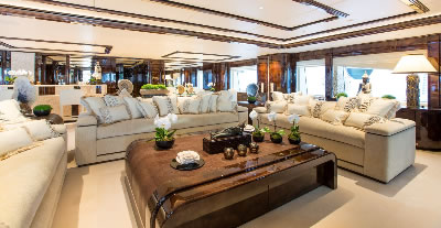 Yacht Illusion V upper salon