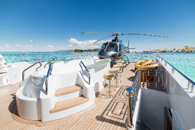 My Seanna jacuzzi / touch and go helipad