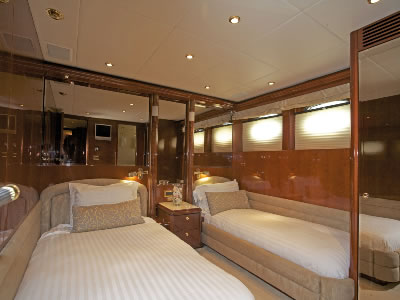 No Rules twin stateroom