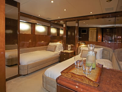 No Rules twin stateroom